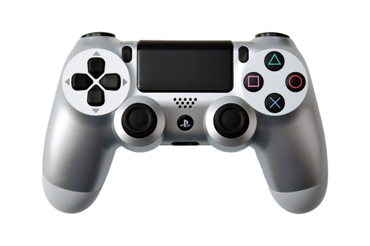 PlayStation 4 Pro DualShock 4 Controller [Silver] - Accessories | VideoGameX